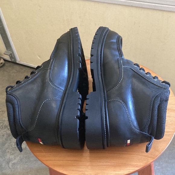 Tommy Hilfiger Men’s Leather Boots Sz 10M - Picture 6 of 9